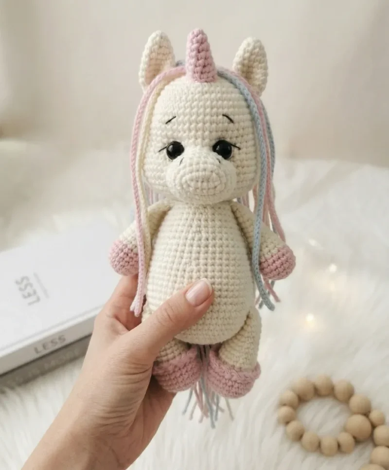 Crochet horse and unicorn amigurumi pattern for beginners — photo 3