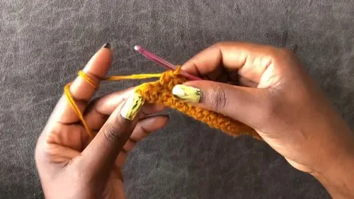 Turtleneck sweater top worked in half double crochet — photo 2
