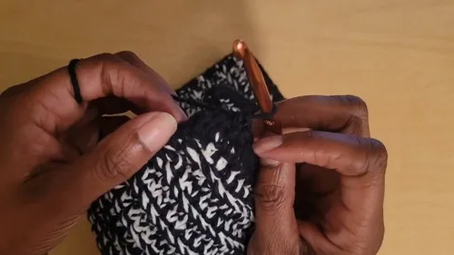 Two-strand crochet purse with flap and straps — photo 5